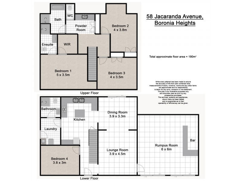 58 Jacaranda Avenue, Boronia Heights QLD 4124 Floorplan