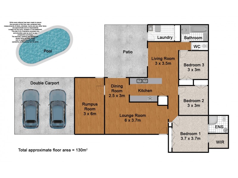 3 Riseborough Crescent, Crestmead QLD 4132 Floorplan