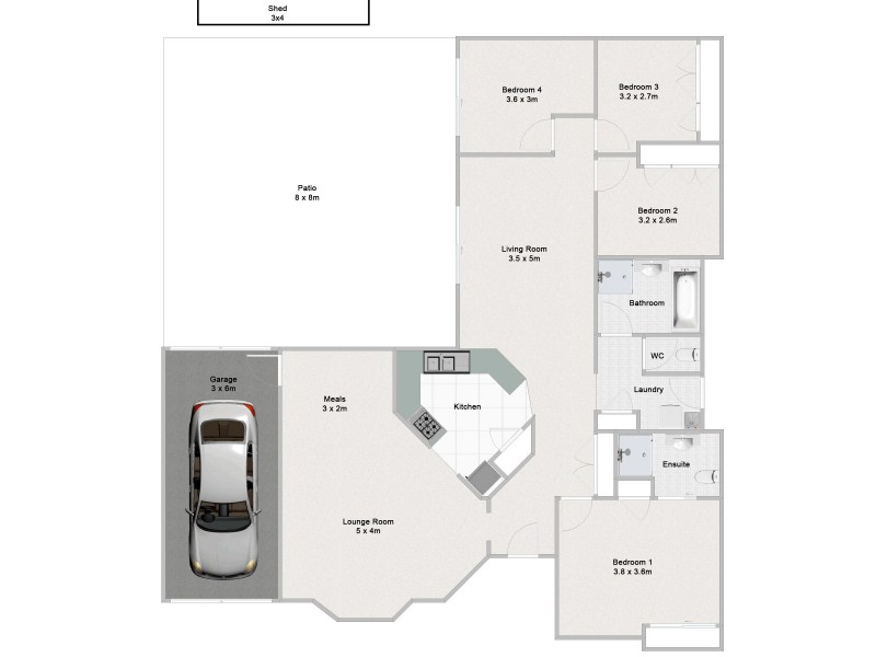 14 Desoto Place, Forest Lake QLD 4078 Floorplan