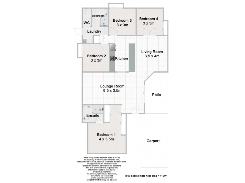 93 Short Street, Boronia Heights QLD 4124 Floorplan