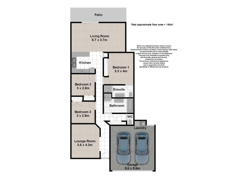 3 Paterson Place, Forest Lake QLD 4078 Floorplan