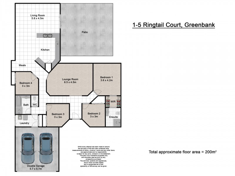 1-5 Ringtail Court, Greenbank QLD 4124 Floorplan