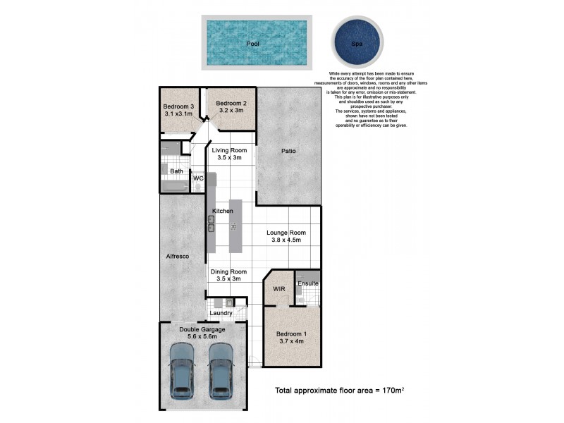 7 Coot Tha Place, Forest Lake QLD 4078 Floorplan