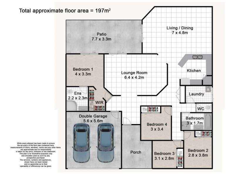 76 Glasshouse Crescent, Forest Lake QLD 4078 Floorplan