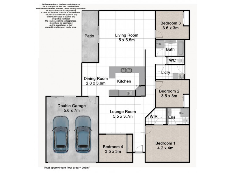 6 Shangrila Crescent, Springfield Lakes QLD 4300 Floorplan