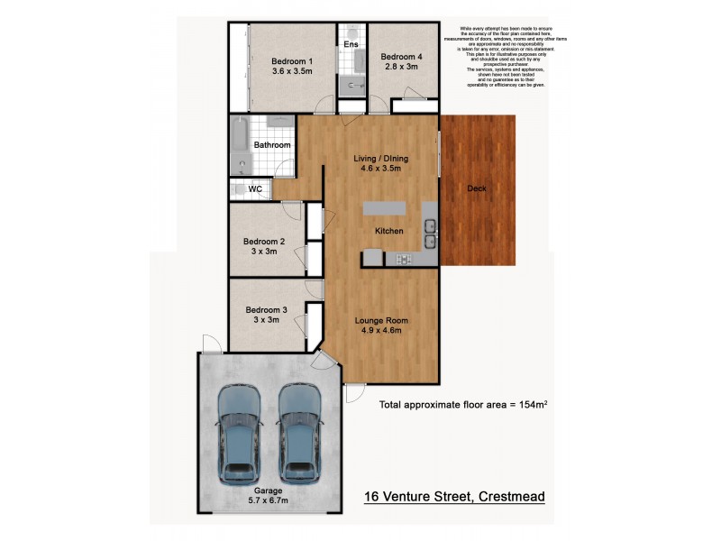 16 Venture Street, Crestmead QLD 4132 Floorplan