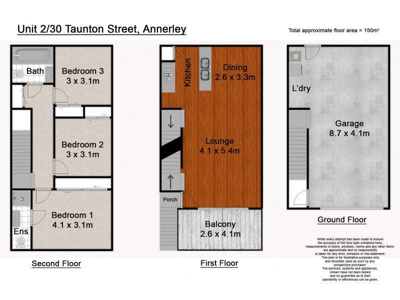 2/30 Taunton Street, Annerley QLD 4103 Floorplan