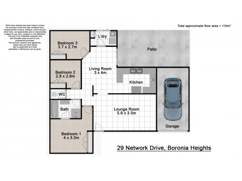 29 Network Drive, Boronia Heights QLD 4124 Floorplan