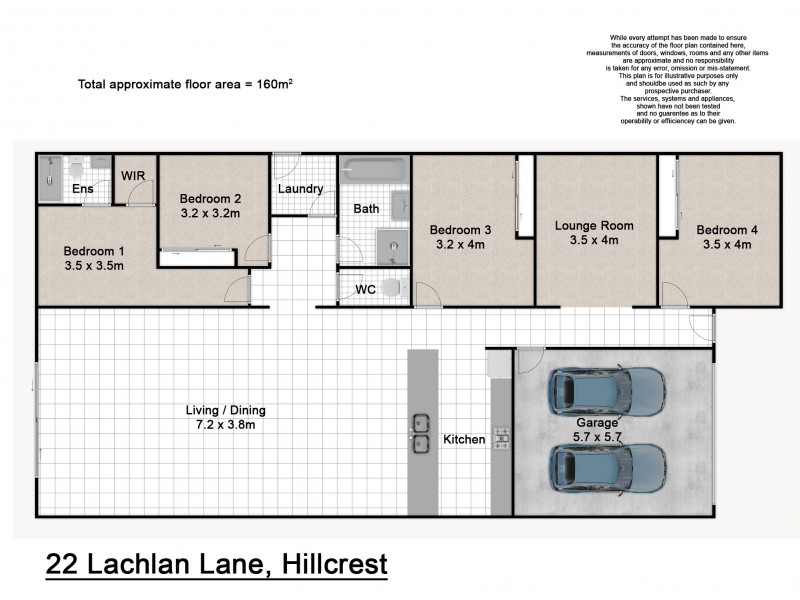 22 Lachlan Lane, Hillcrest QLD 4118 Floorplan