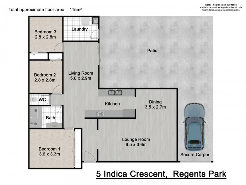 5 Indica Crescent, Regents Park QLD 4118