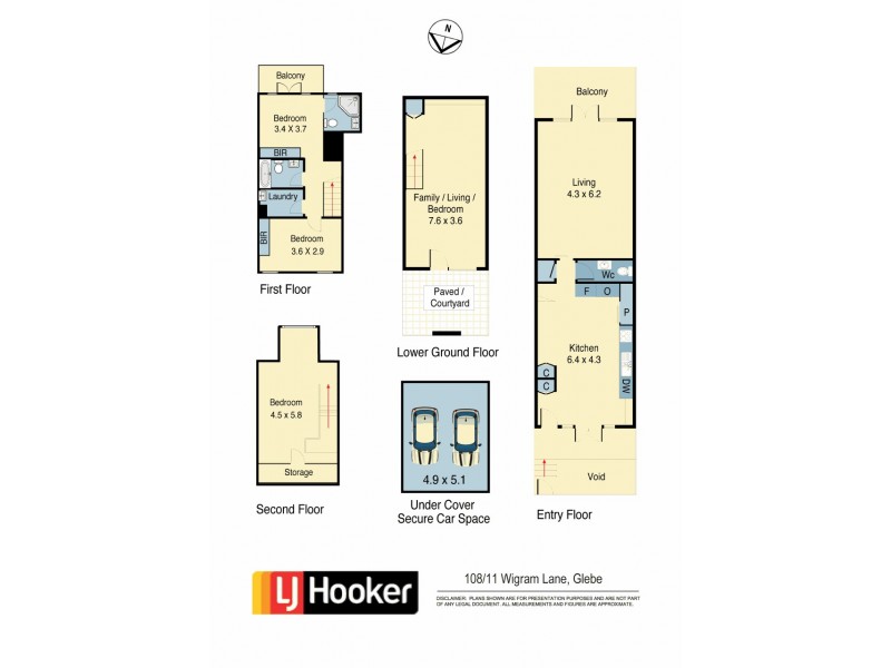 108/11 Wigram Lane, Glebe NSW 2037 Floorplan