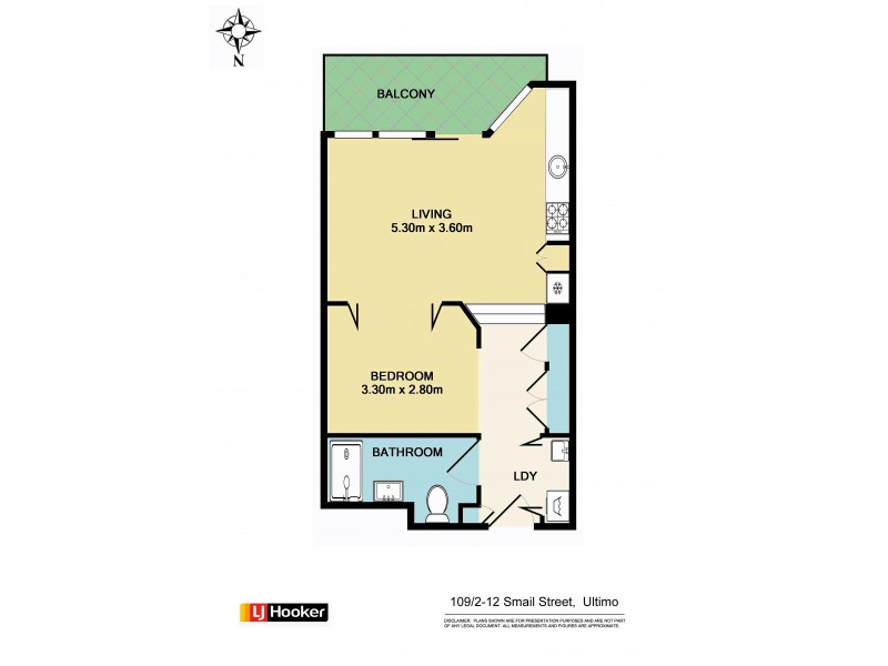 109/2-12 Smail St, Ultimo NSW 2007 Floorplan