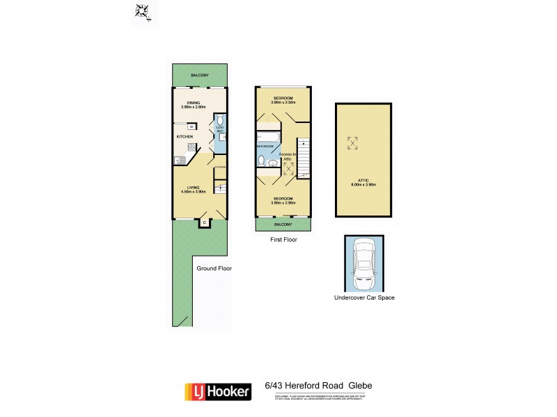 6/43 Hereford St, Glebe NSW 2037 Floorplan