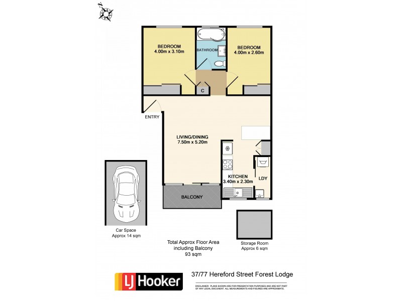 37/77-85 Hereford Street, Forest Lodge NSW 2037 Floorplan