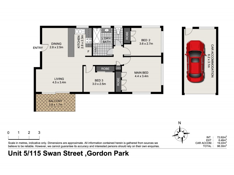 5/115 Swan Street, Gordon Park QLD 4031 Floorplan