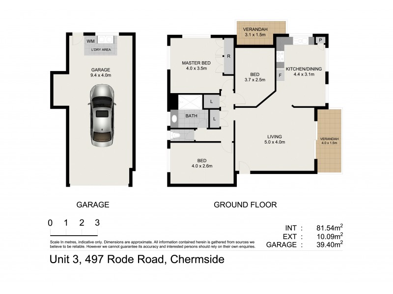 3/497 Rode Road, Chermside QLD 4032 Floorplan