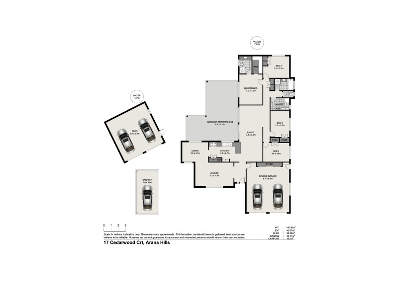 17 Cedarwood Court, Arana Hills QLD 4054 Floorplan