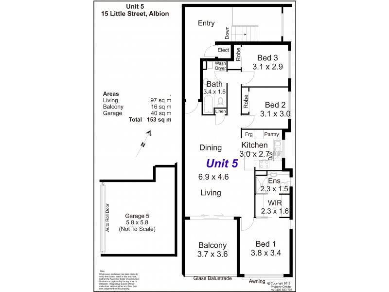 5/15 Little Street, Albion QLD 4010 Floorplan