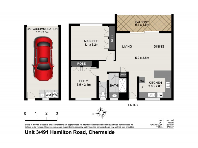 Unit 3/491 Hamilton Road, Chermside QLD 4032 Floorplan