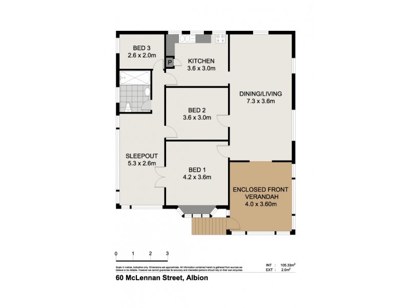 60 McLennan Street, Albion QLD 4010 Floorplan