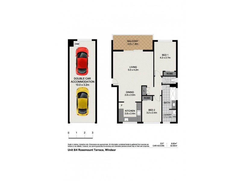 8/4 Rosemount Terrace, Windsor QLD 4030 Floorplan