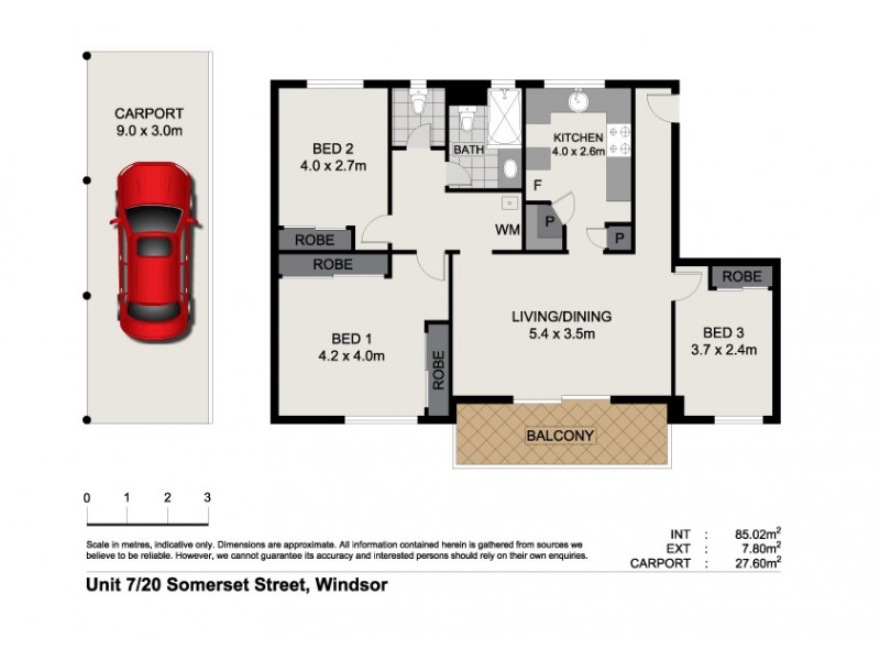 7/20 Somerset Street, Windsor QLD 4030 Floorplan