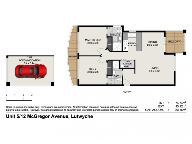 5/12 McGregor Avenue, Lutwyche QLD 4030 Floorplan