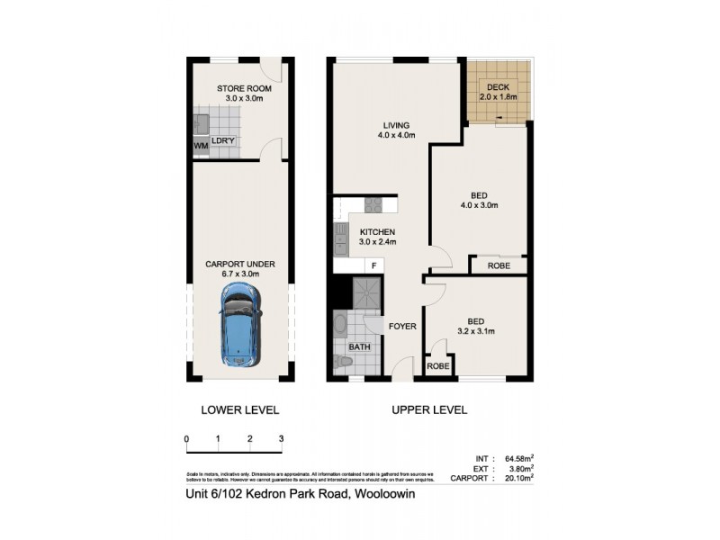 6/102 Kedron Park Road, Wooloowin QLD 4030 Floorplan