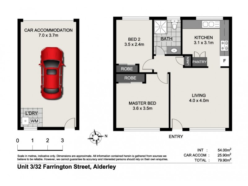 Unit 3/32 Farrington Street, Alderley QLD 4051 Floorplan