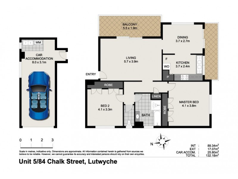Unit 5/84 Chalk Street, Lutwyche QLD 4030 Floorplan