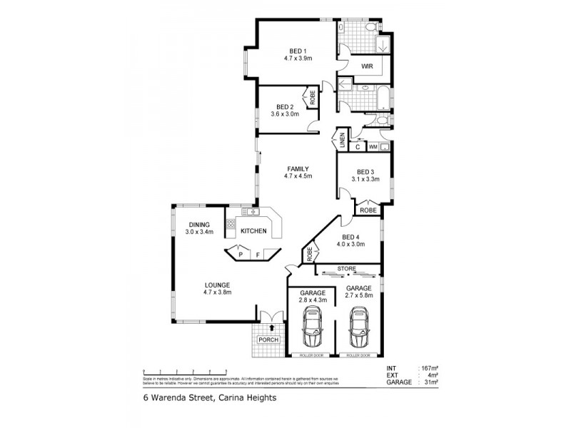 6 Warenda Street, Carina Heights QLD 4152 Floorplan