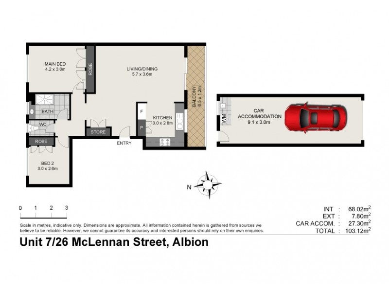 Unit 7/26 McLennan Street, Albion QLD 4010 Floorplan