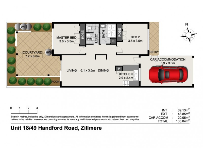 18/49 Handford Street, Zillmere QLD 4034 Floorplan