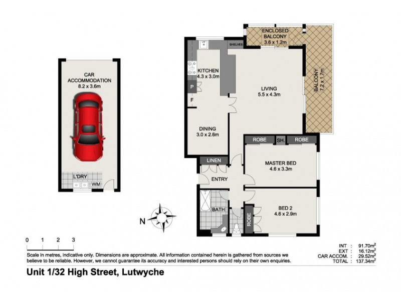 Unit 1/32 High Street, Lutwyche QLD 4030 Floorplan