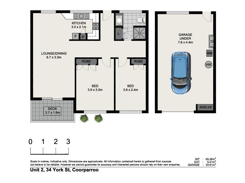 2/34 York Street, Coorparoo QLD 4151 Floorplan
