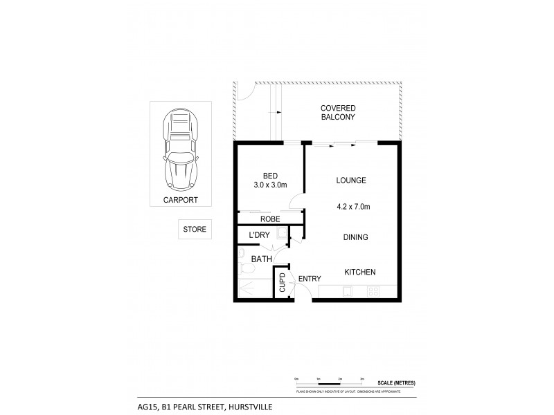 Unit 15/1B Pearl Street, Hurstville NSW 2220 Floorplan