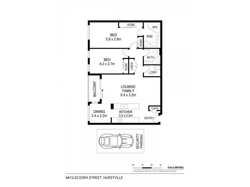 Unit 44/12-22 Dora Street, Hurstville NSW 2220 Floorplan
