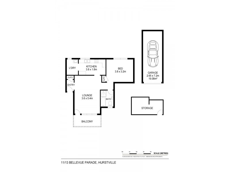 Unit 11/11-13 Bellevue Pde, Hurstville NSW 2220 Floorplan