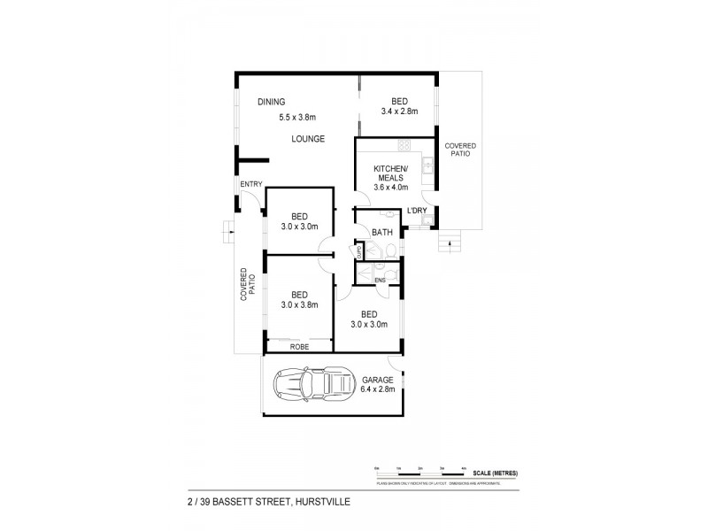 2/39 Bassett Street, Hurstville NSW 2220 Floorplan