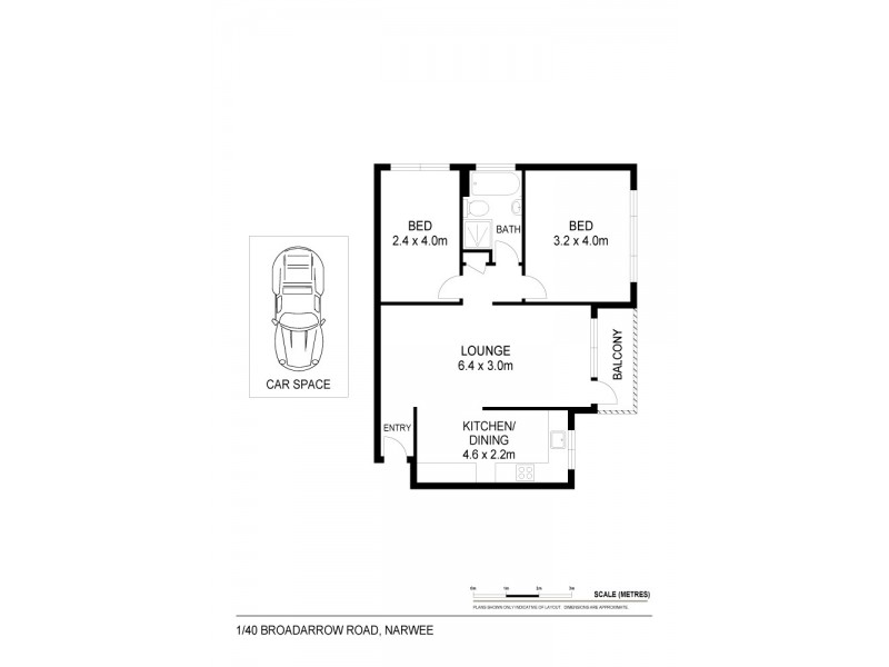 1/40 Broadarrow Road, Narwee NSW 2209 Floorplan