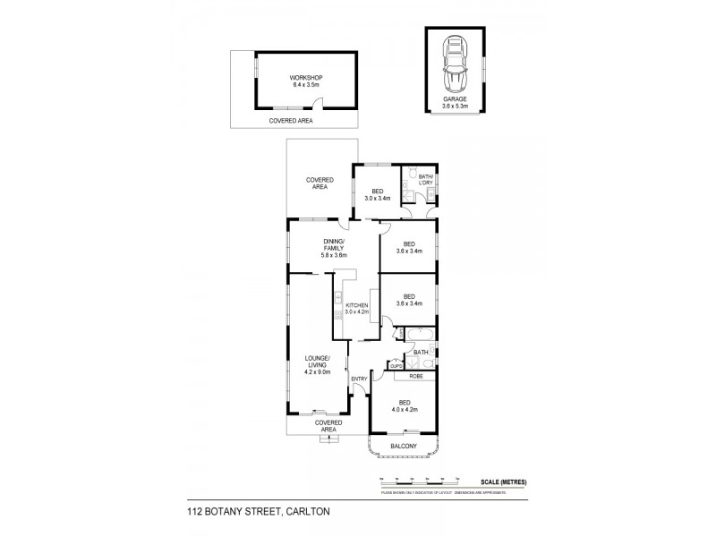 112 Botany Street, Carlton NSW 2218 Floorplan