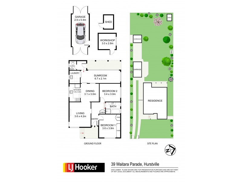39 Waitara Parade, Hurstville Grove NSW 2220 Floorplan