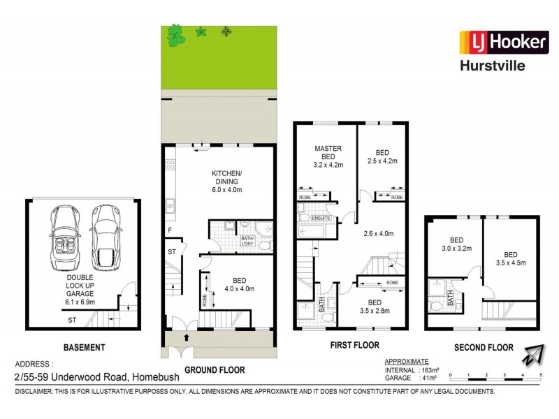 2/55 Underwood Road, Homebush NSW 2140 Floorplan