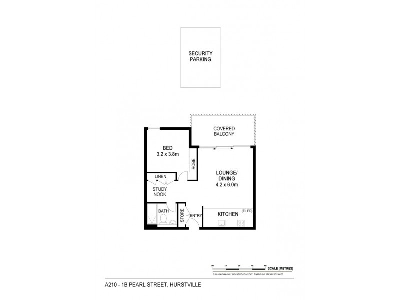 A210/1B Pearl Street, Hurstville NSW 2220 Floorplan