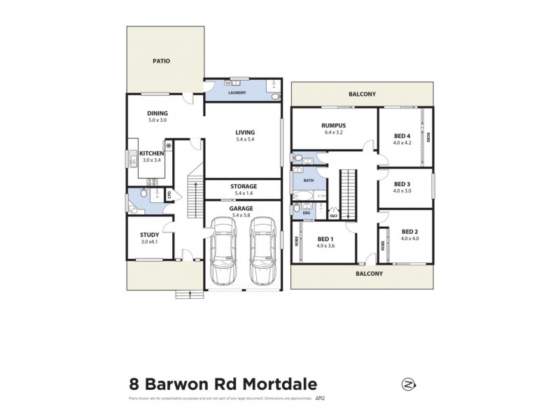 8 Barwon Rd, Mortdale NSW 2223 Floorplan