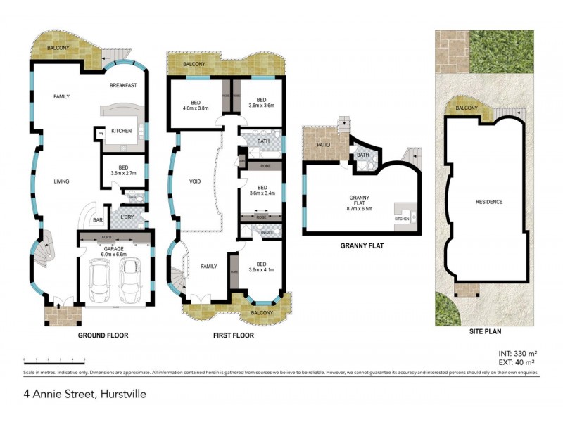 4 Annie Street, Hurstville NSW 2220 Floorplan