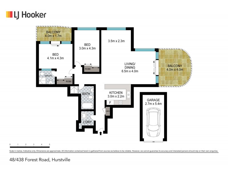 48/438-452 Forest Road, Hurstville NSW 2220 Floorplan