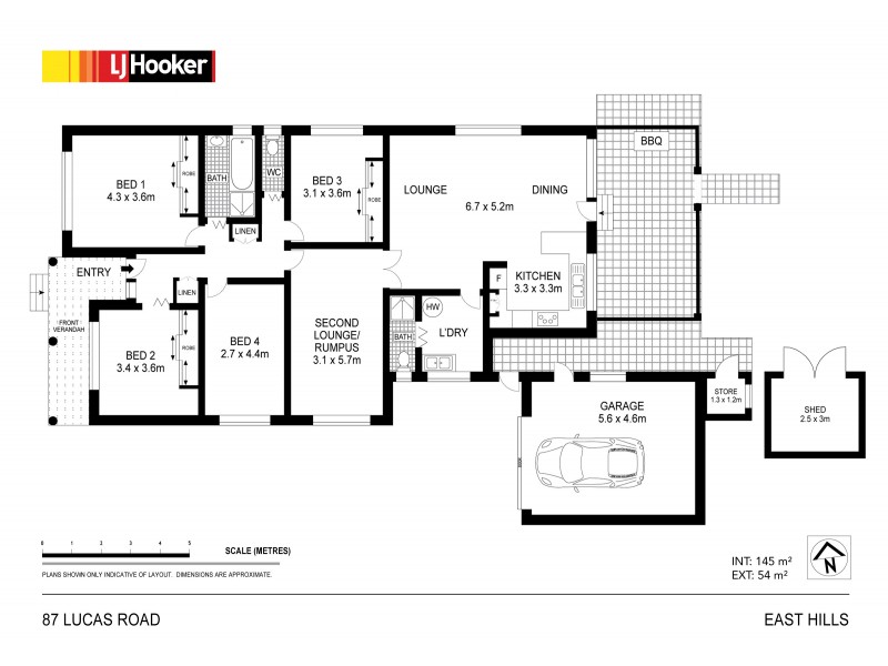 87 Lucas Road, East Hills NSW 2213 Floorplan