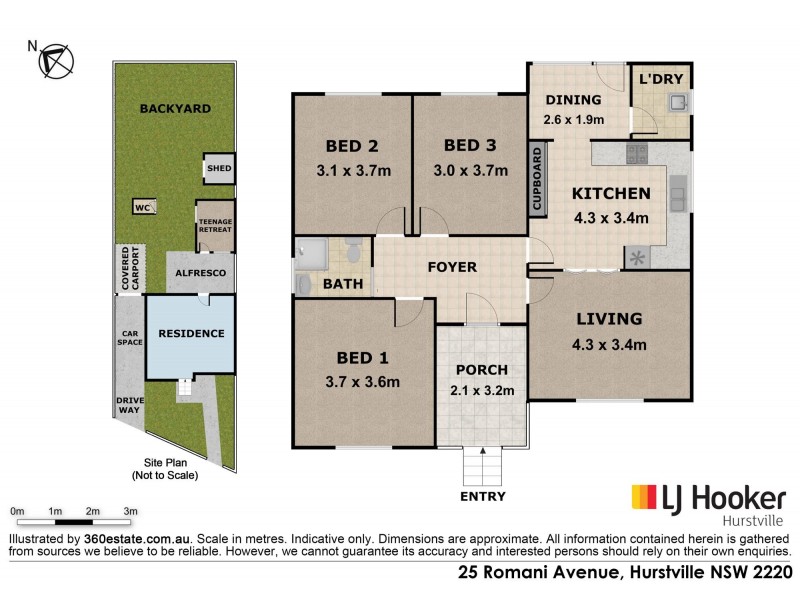 25 Romani Avenue, Hurstville NSW 2220 Floorplan