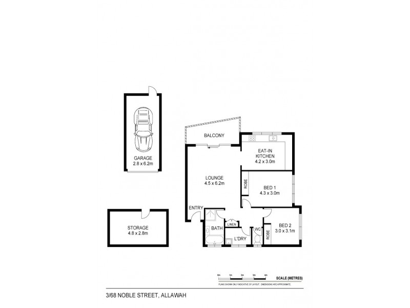 3/68 Noble Street, Allawah NSW 2218 Floorplan